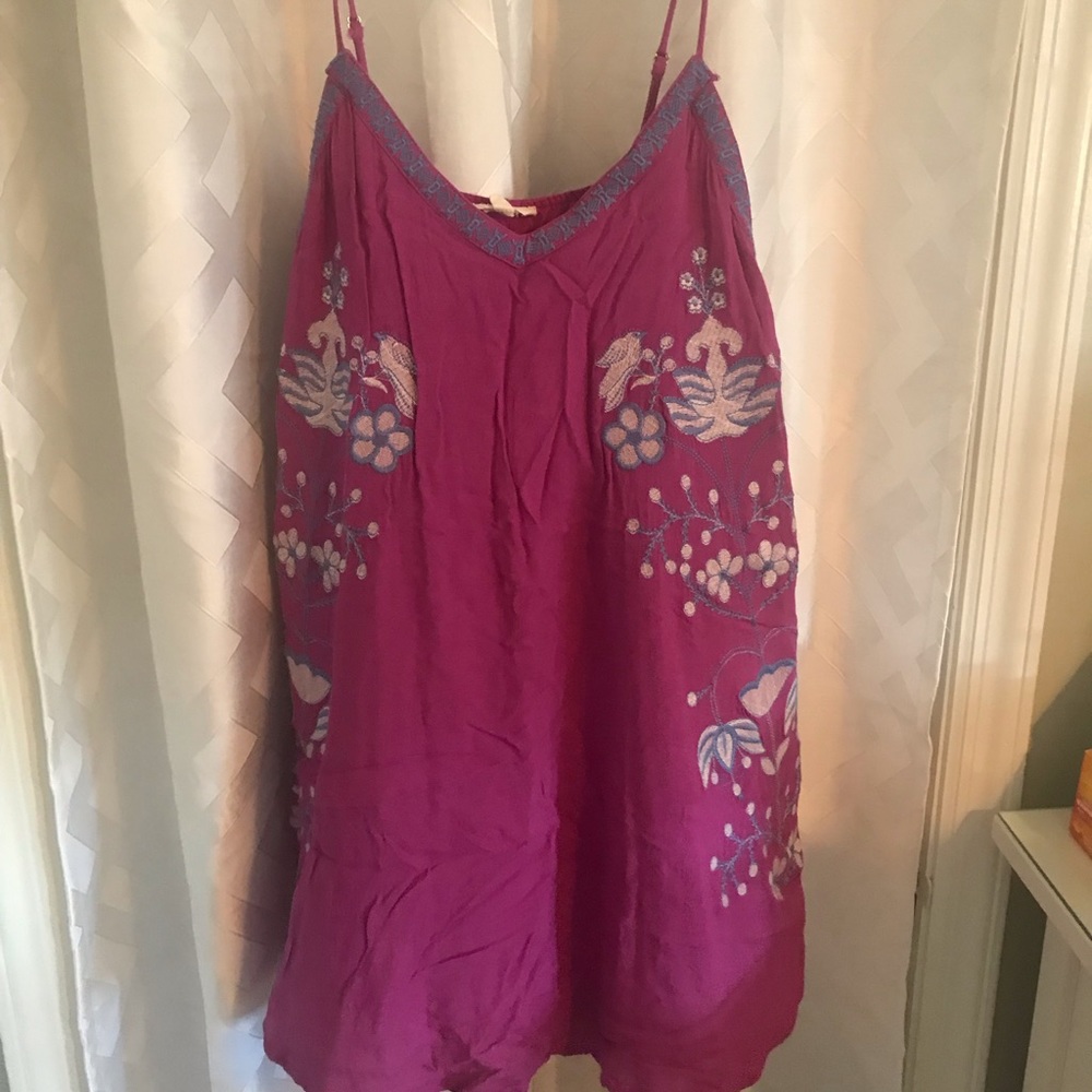 Entro purple mini dress